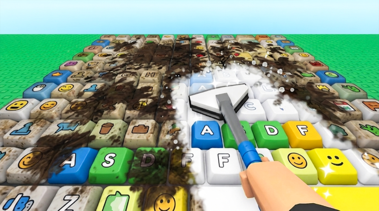 Clean Your Keycaps gameplay reference